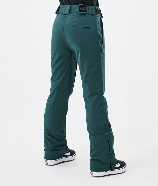 Women Dope Con W Snowboard Pants Green | BSPJRQT-70