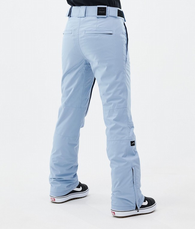 Women Dope Con W Snowboard Pants Light Blue | BZDJFON-06