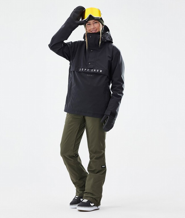 Women Dope Con W Snowboard Pants Olive / Green | GOCNKLT-42