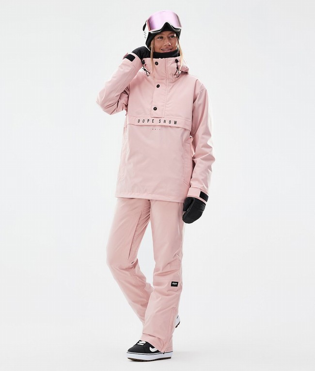 Women Dope Con W Snowboard Pants Pink | DYHKCFL-97