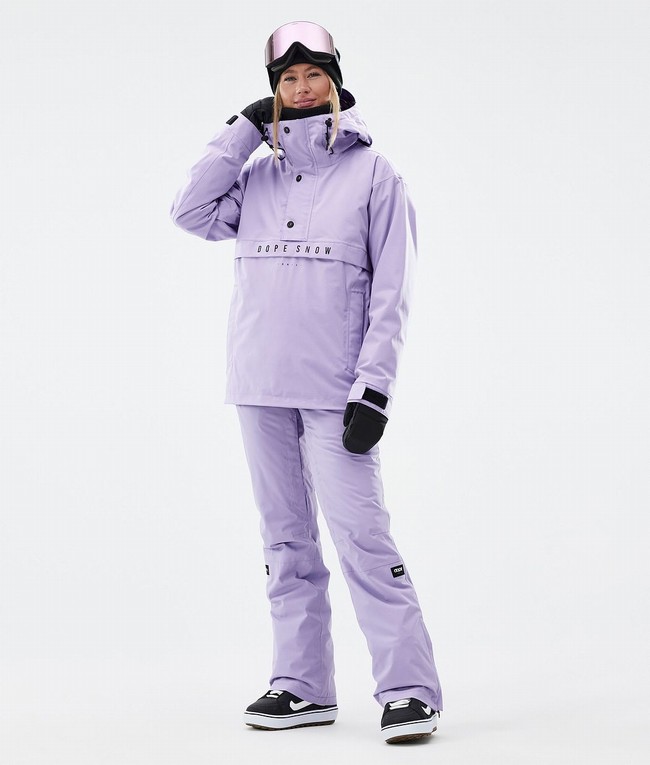 Women Dope Con W Snowboard Pants Purple | SMBCJQK-76