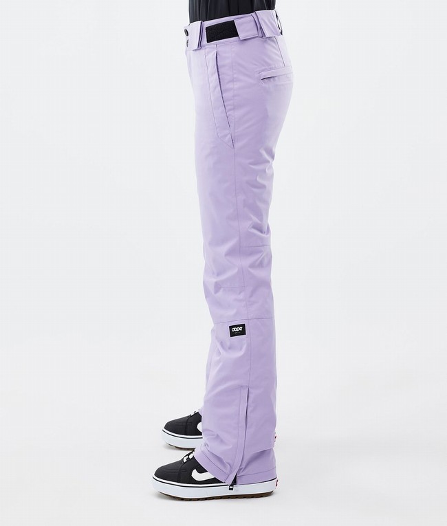 Women Dope Con W Snowboard Pants Purple | SMBCJQK-76