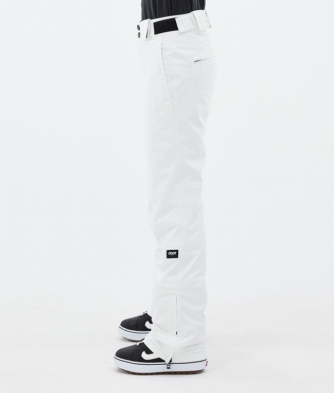 Women Dope Con W Snowboard Pants White | IEUJSBF-60