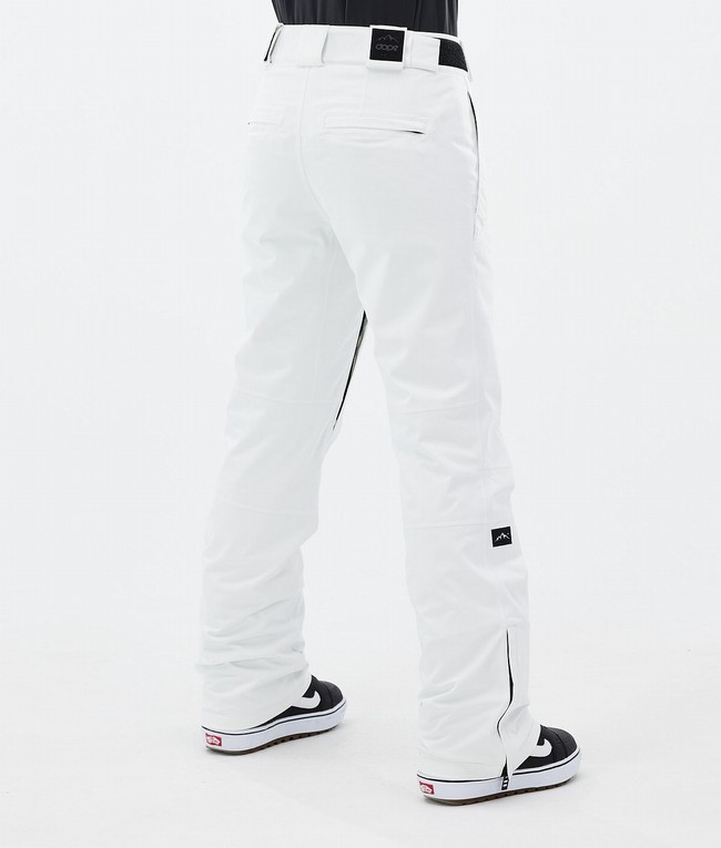 Women Dope Con W Snowboard Pants White | IEUJSBF-60