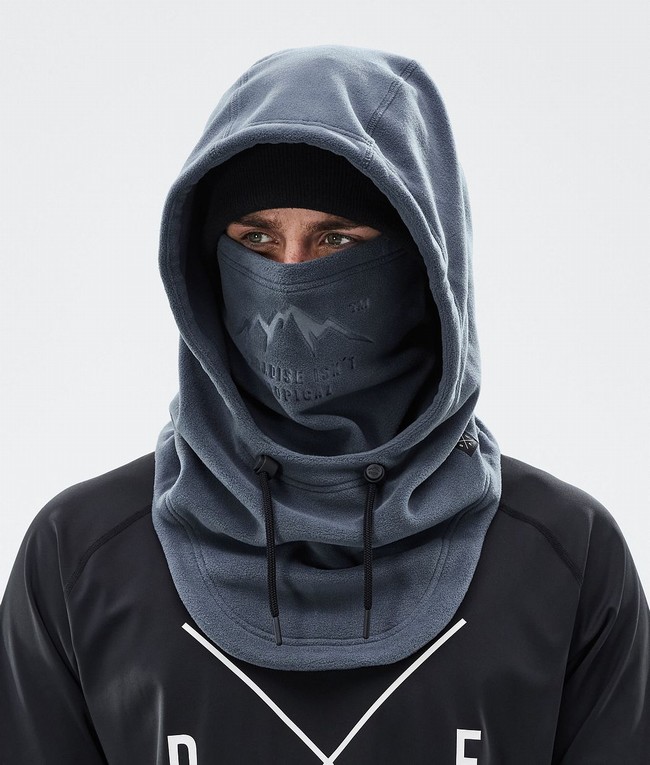 Women Dope Cozy Hood II Face Masks Blue | YDSXCZE-83