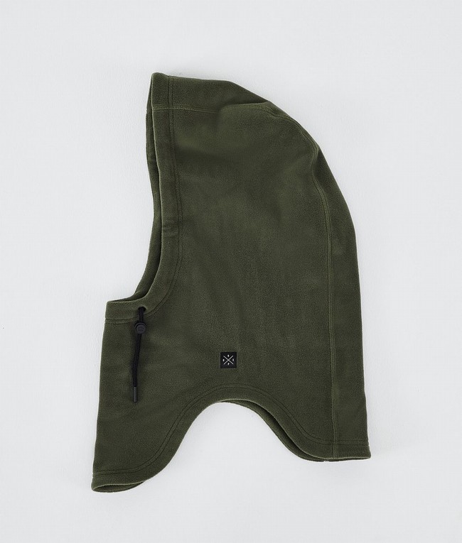 Women Dope Cozy Hood II Face Masks Olive / Green | CWGXKSE-98