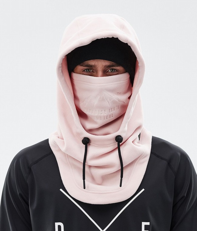 Women Dope Cozy Hood II Face Masks Pink | UEQMHPG-96