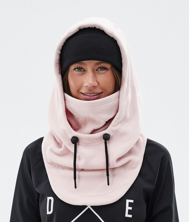 Women Dope Cozy Hood II Face Masks Pink | UEQMHPG-96