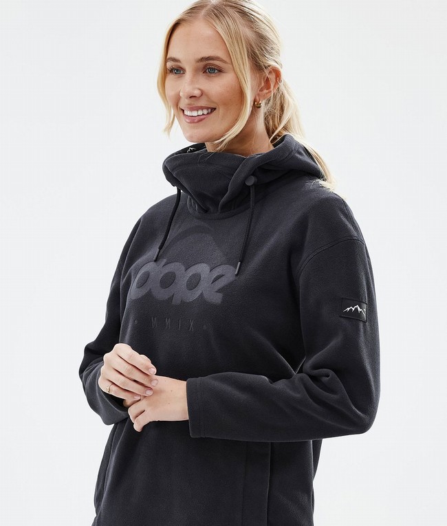 Women Dope Cozy II W Fleece Black | HKZNPGE-29