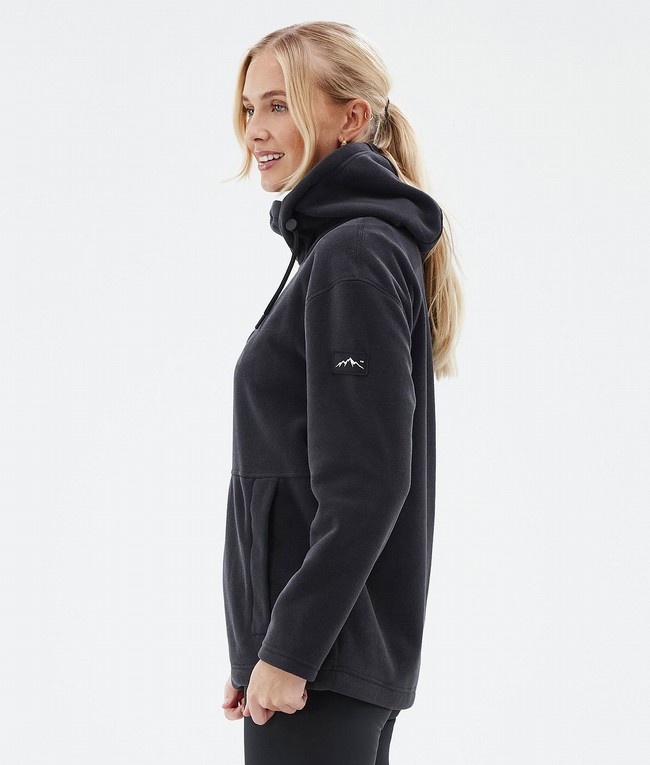 Women Dope Cozy II W Fleece Black | HKZNPGE-29