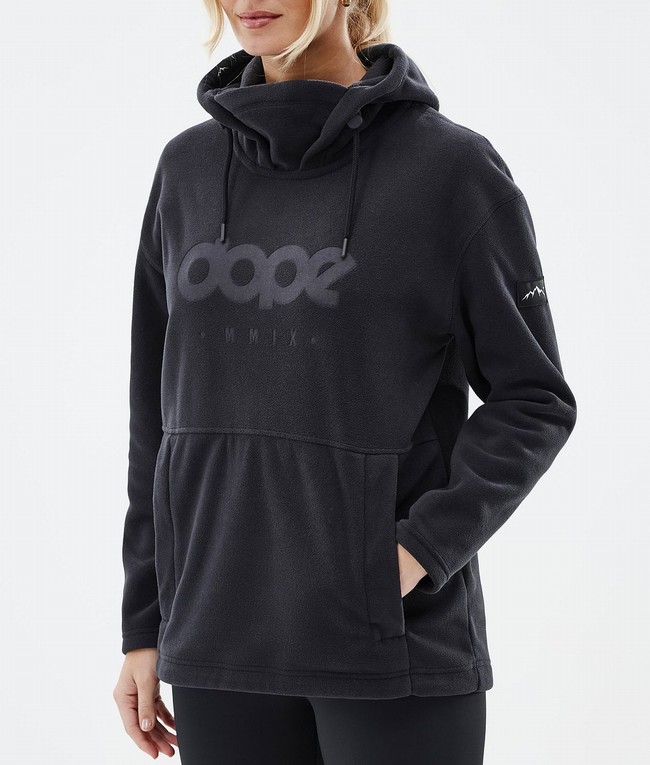 Women Dope Cozy II W Fleece Black | HKZNPGE-29