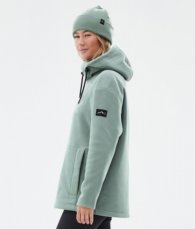 Women Dope Cozy II W Fleece Green | JXYKBEP-71