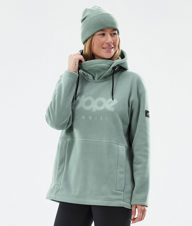 Women Dope Cozy II W Fleece Green | JXYKBEP-71