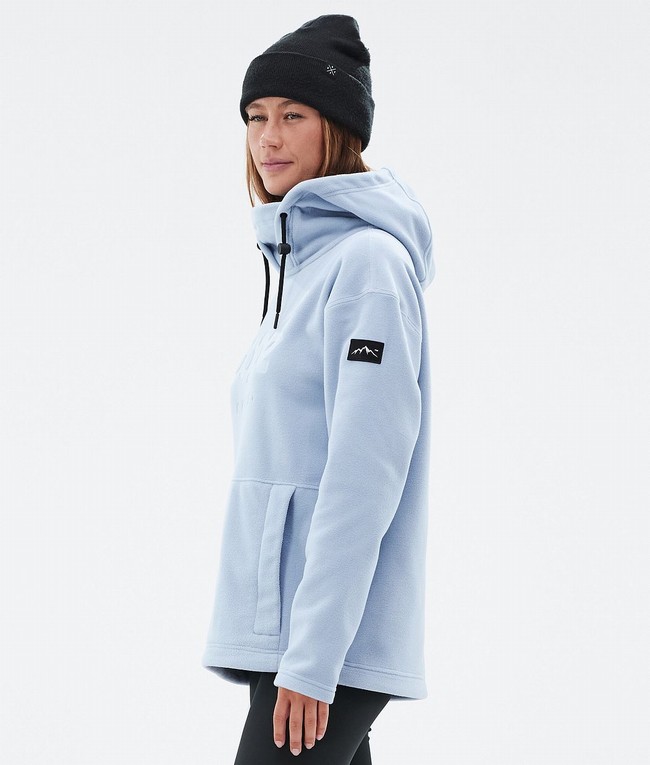 Women Dope Cozy II W Fleece Light Blue | TPOERQU-19