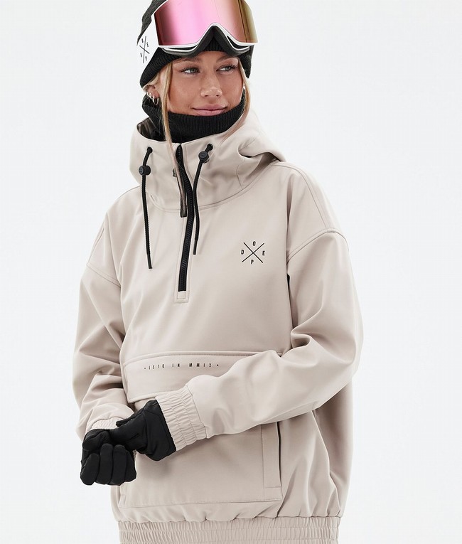 Women Dope Cyclone W 2022 Ski Jackets Brown | QJLPWSF-40