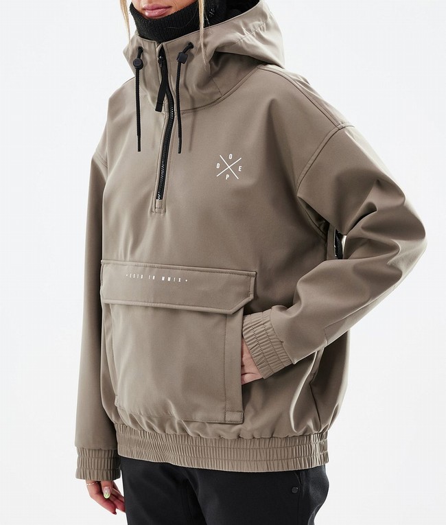 Women Dope Cyclone W 2022 Ski Jackets Grey | HXMOCTG-61