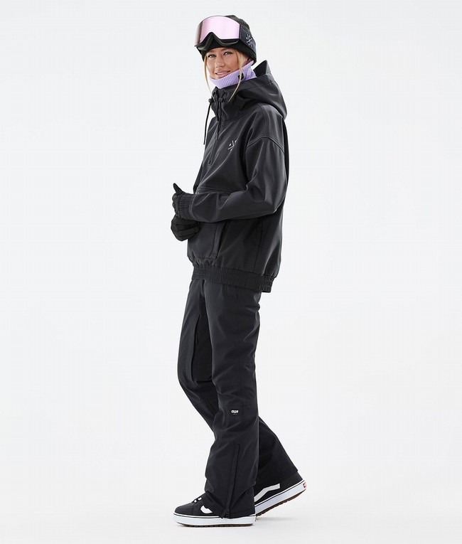 Women Dope Cyclone W 2022 Snowboard Jackets Black | AJHBXRK-84