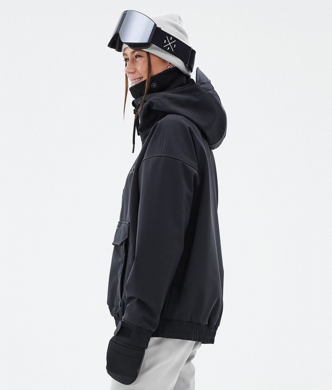 Women Dope Cyclone W Ski Jackets Black | HYMFQXO-79