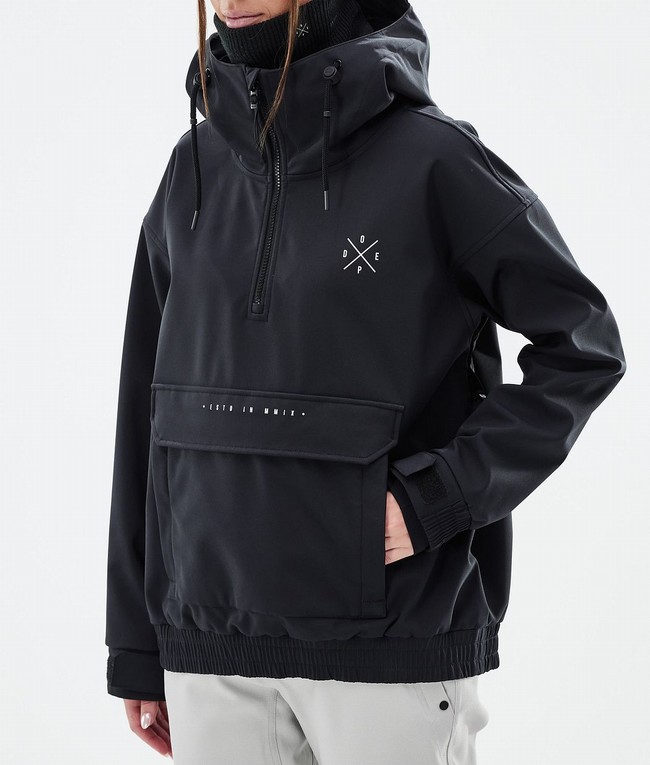 Women Dope Cyclone W Ski Jackets Black | HYMFQXO-79