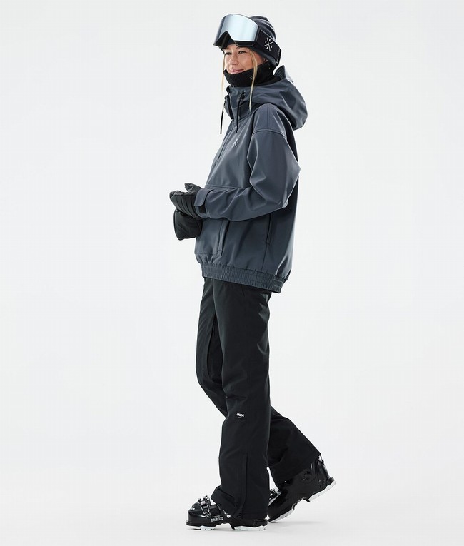 Women Dope Cyclone W Ski Jackets Blue | UNIYCEG-49