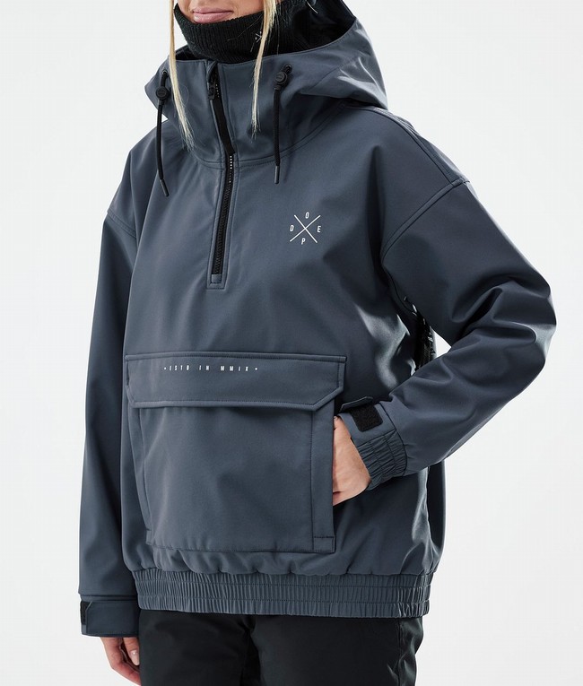 Women Dope Cyclone W Ski Jackets Blue | UNIYCEG-49