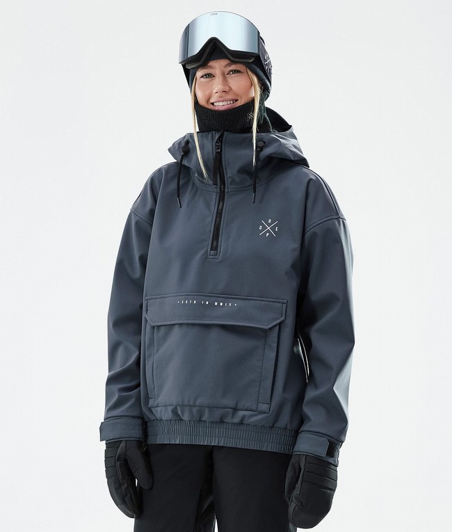 Women Dope Cyclone W Ski Jackets Blue | UNIYCEG-49