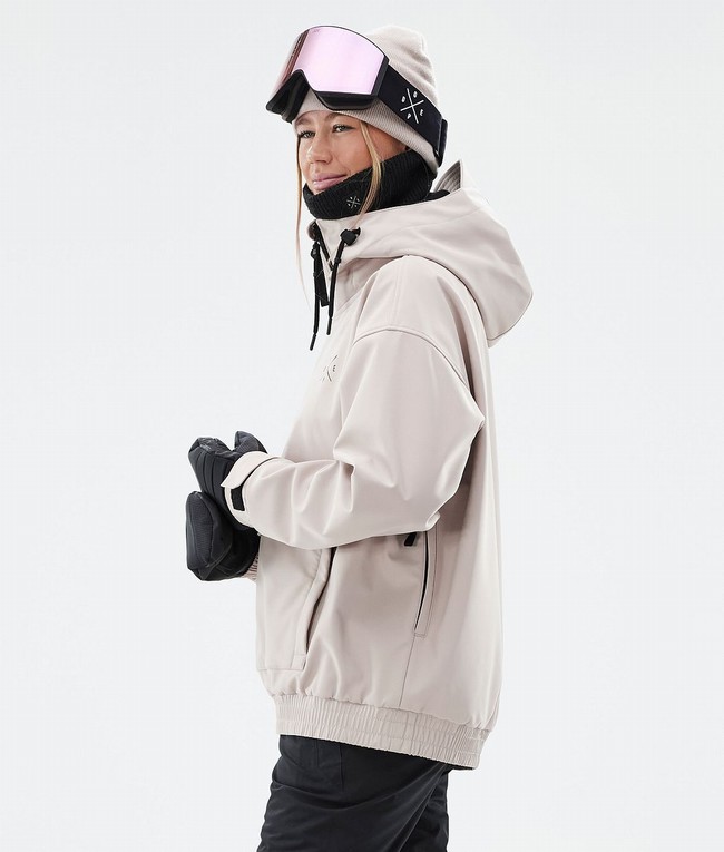 Women Dope Cyclone W Ski Jackets Brown | XUKFMRV-42