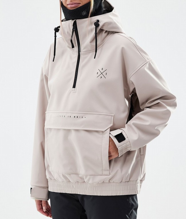 Women Dope Cyclone W Ski Jackets Brown | XUKFMRV-42