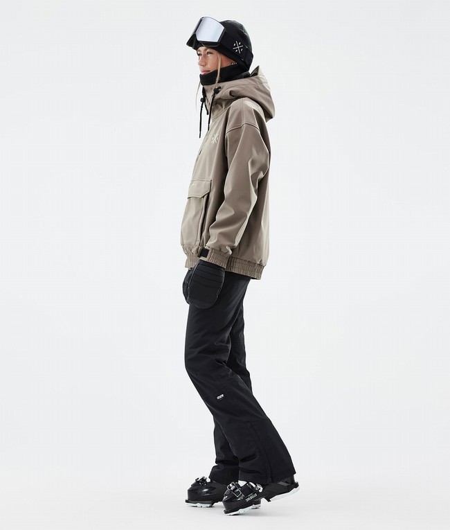 Women Dope Cyclone W Ski Jackets Grey | UMVZCIS-43