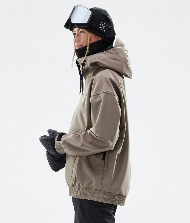 Women Dope Cyclone W Ski Jackets Grey | UMVZCIS-43