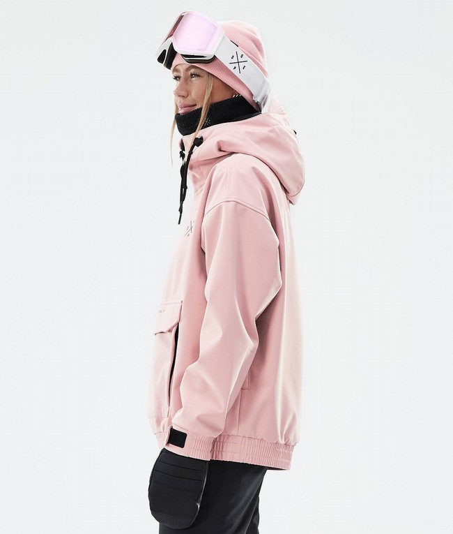 Women Dope Cyclone W Ski Jackets Pink | YNDLWSX-36