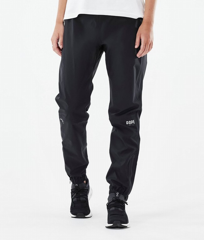 Women Dope Downpour W Outdoor Pants Black | CBPHMYF-21