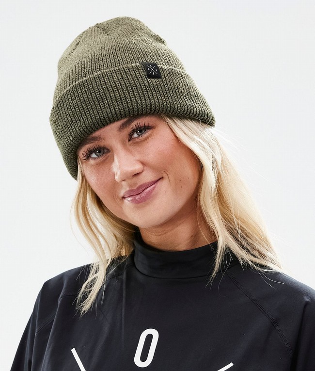 Women Dope Drifter II 2021 Beanie Olive / Green | BEJDGQA-56