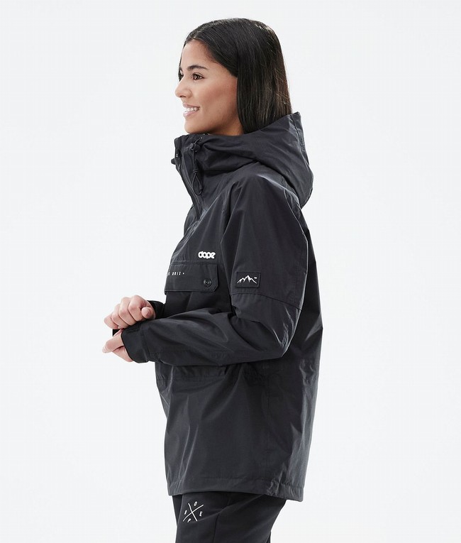 Women Dope Hiker Light W Outdoor Jackets Black | LFMAKXY-60