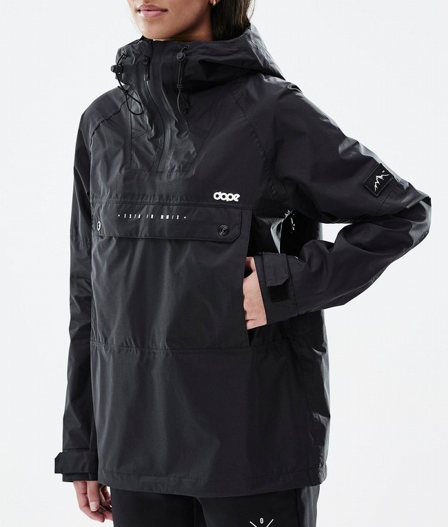 Women Dope Hiker Light W Outdoor Jackets Black | LFMAKXY-60