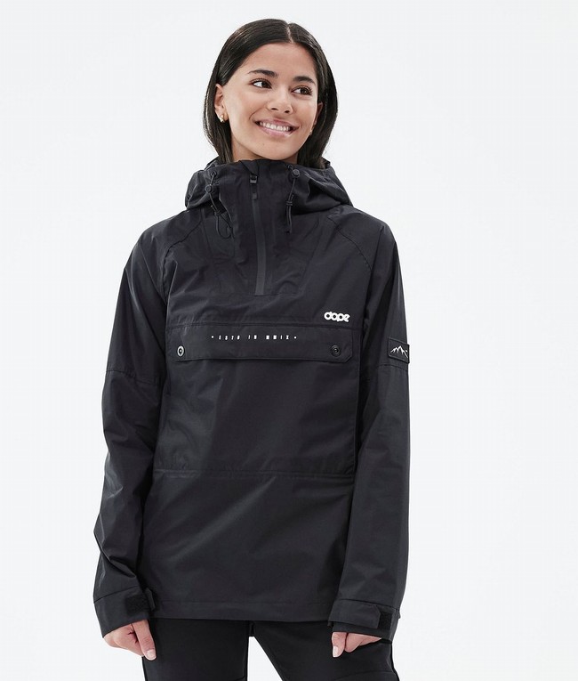 Women Dope Hiker Light W Outdoor Jackets Black | LFMAKXY-60