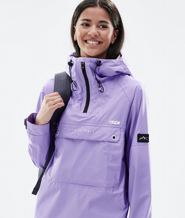 Women Dope Hiker Light W Outdoor Jackets Purple | GTFVOQR-23