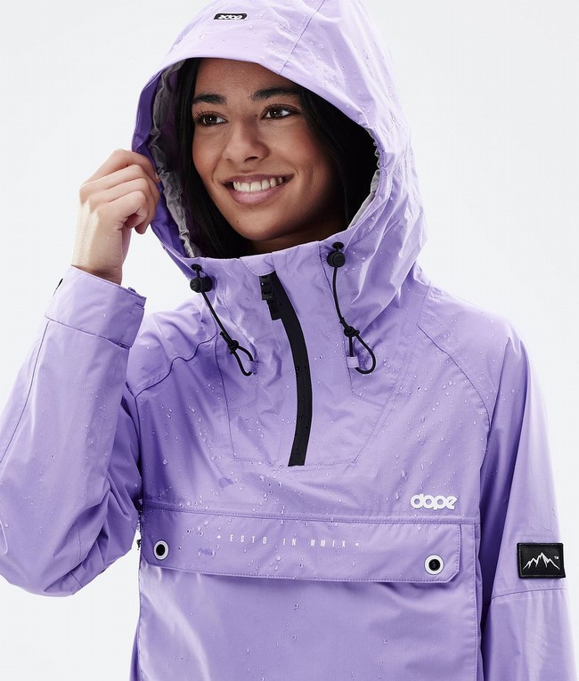 Women Dope Hiker Light W Outdoor Jackets Purple | GTFVOQR-23