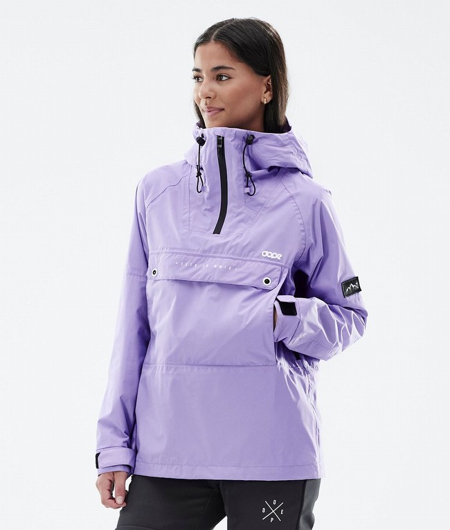 Women Dope Hiker Light W Outdoor Jackets Purple | GTFVOQR-23