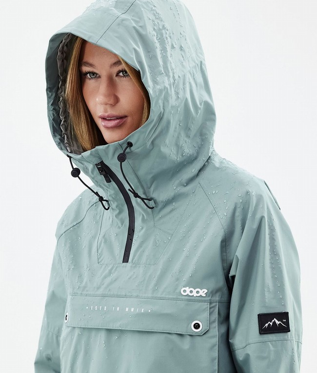 Women Dope Hiker Light W Outdoor Jackets Green | NKARWYQ-58