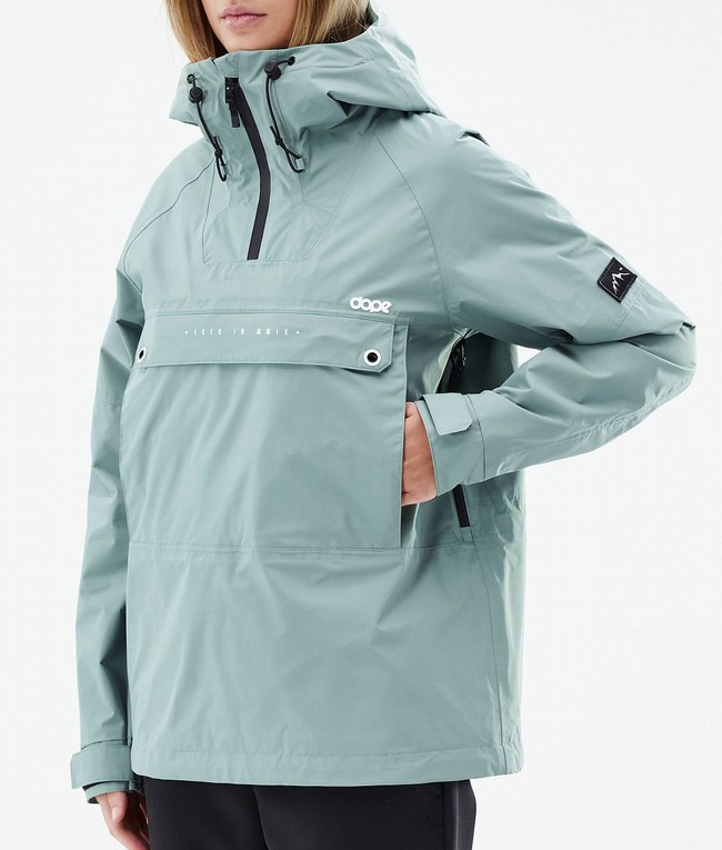 Women Dope Hiker Light W Outdoor Jackets Green | NKARWYQ-58