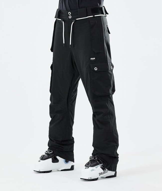 Women Dope Iconic W 2021 Ski Pants Black | ZVUIKFQ-60