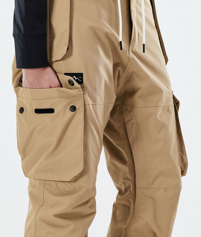 Women Dope Iconic W 2021 Ski Pants Khaki | EALPZYH-37