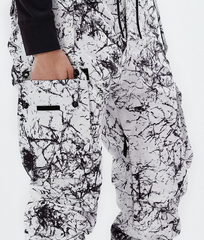 Women Dope Iconic W 2021 Ski Pants White / Black | DPMSBYA-64