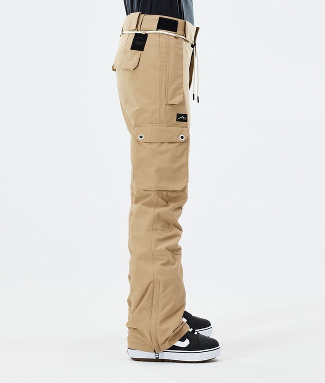 Women Dope Iconic W 2021 Snowboard Pants Khaki | MHGPDOW-50