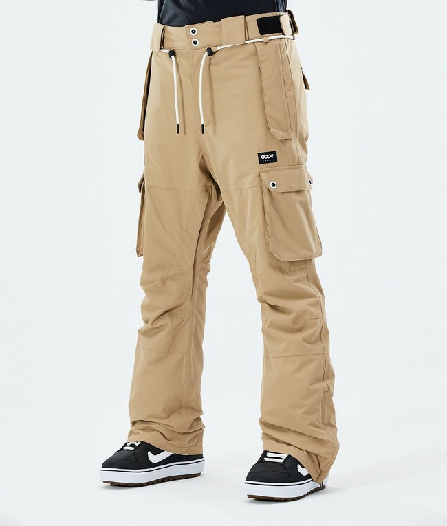 Women Dope Iconic W 2021 Snowboard Pants Khaki | MHGPDOW-50