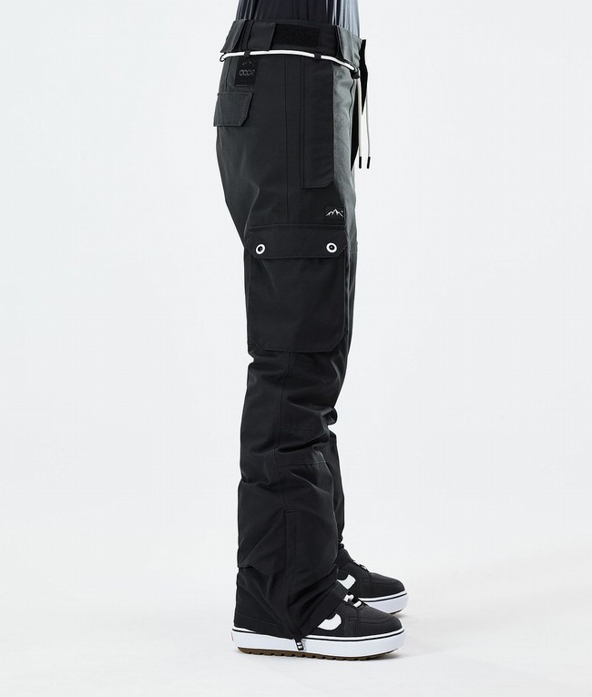 Women Dope Iconic W 2021 Snowboard Pants Black | IKZPNHY-95