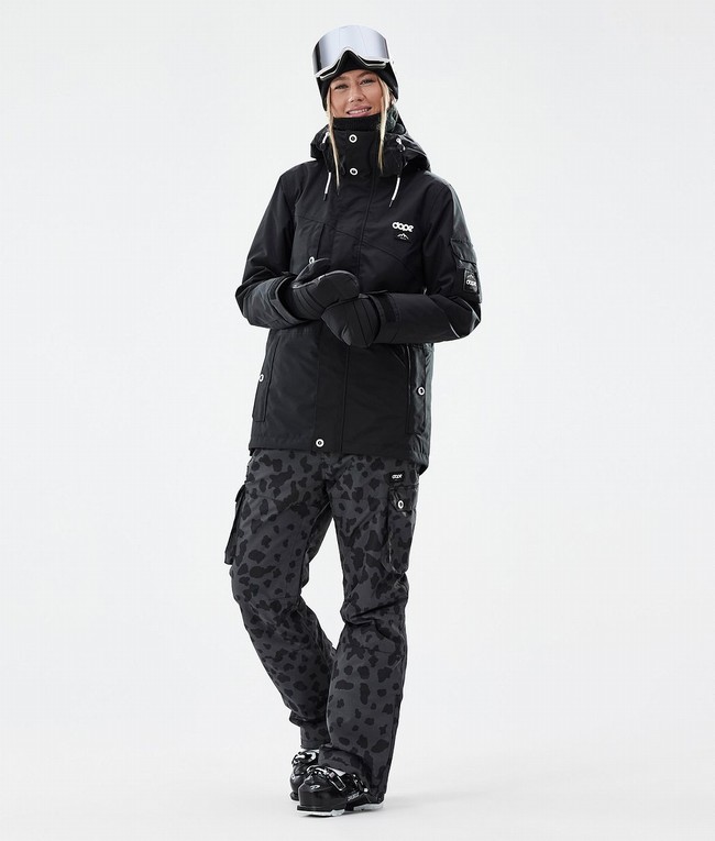 Women Dope Iconic W Ski Pants Black | CPTMKJN-71