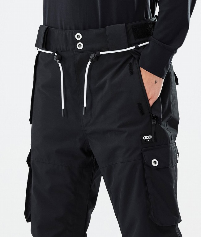 Women Dope Iconic W Ski Pants Black | TNMGQDL-05