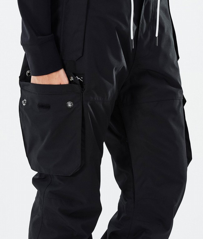 Women Dope Iconic W Ski Pants Black | TNMGQDL-05